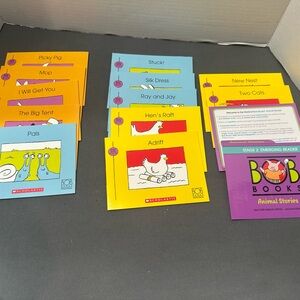 BOB Books Deluxe Reader Collection Box Set.  Brand New dented box